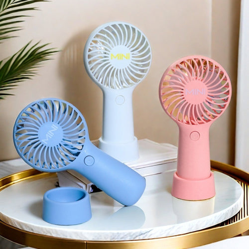Women Portable Mini Hand Fan with Ergonomic Design Bowlift