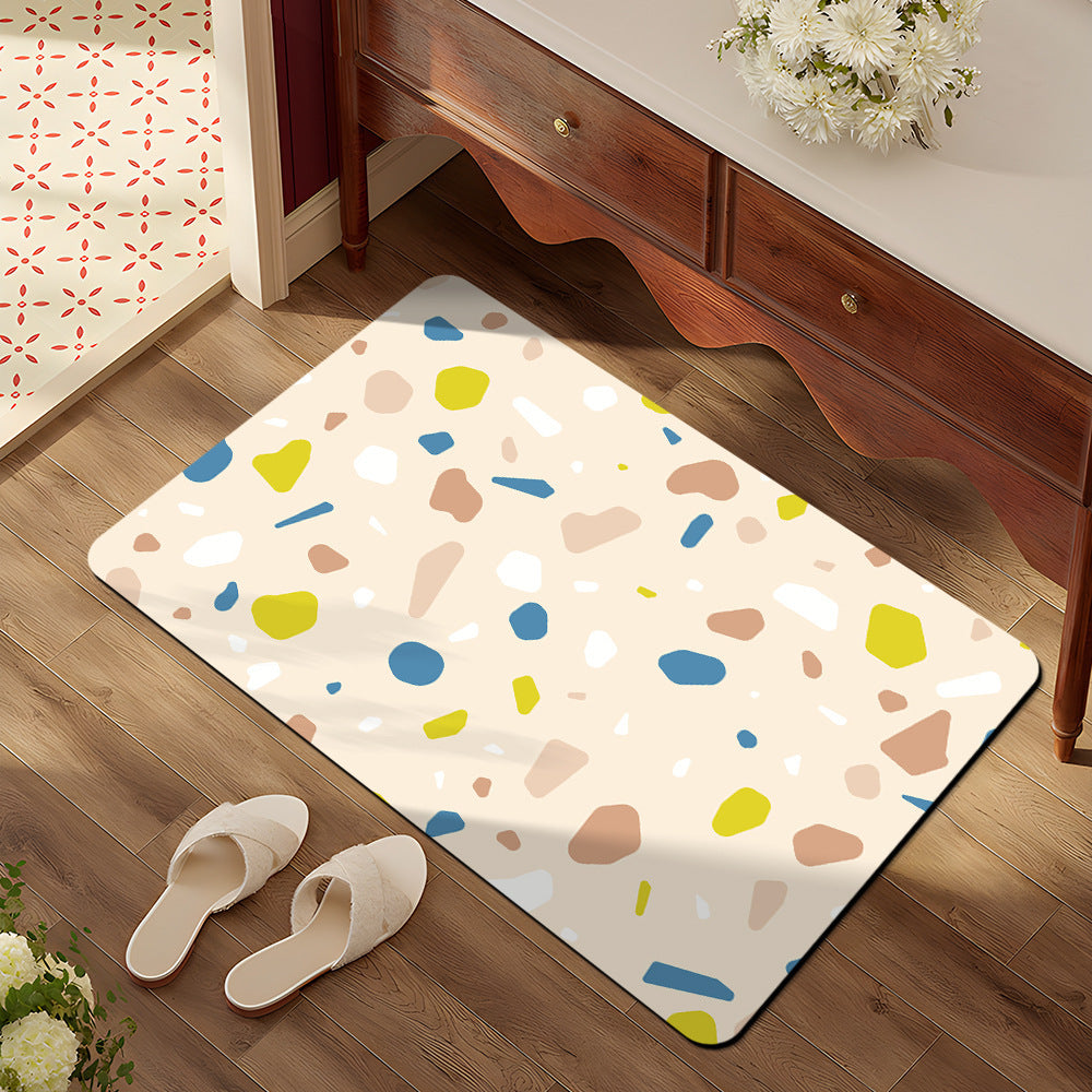 Abstract Patterned Comfort Mat Bowlift