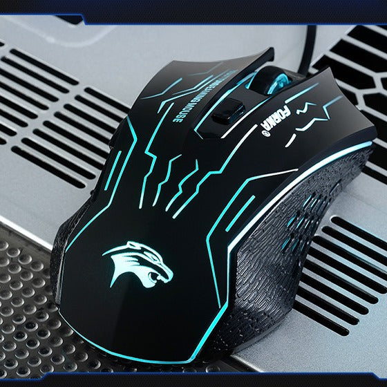 High-Performance RGB Gaming Mouse with Ergonomic Design Bowlift