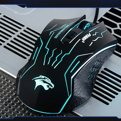 High-Performance RGB Gaming Mouse with Ergonomic Design Bowlift