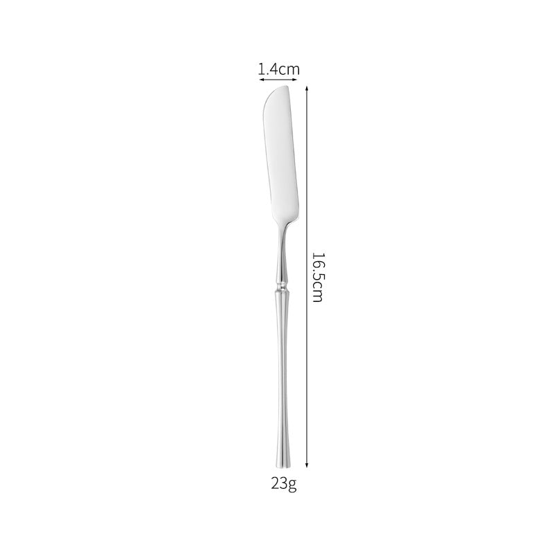 Luxurious and Elegant Dessert Knife with Precision Blade Bowlift