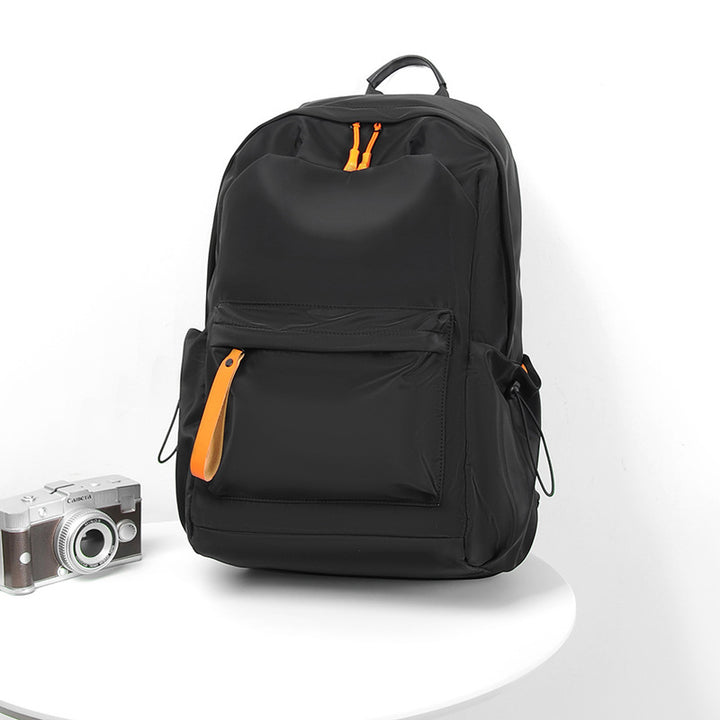High-functional backpack with multiple compartments and ergonomic carrying elements Bowlift