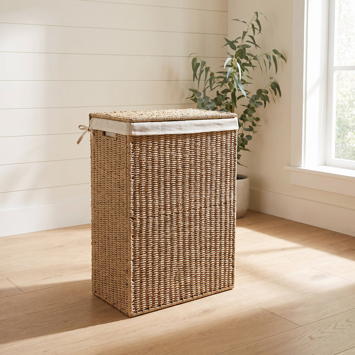 Woven Laundry Basket Bowlift
