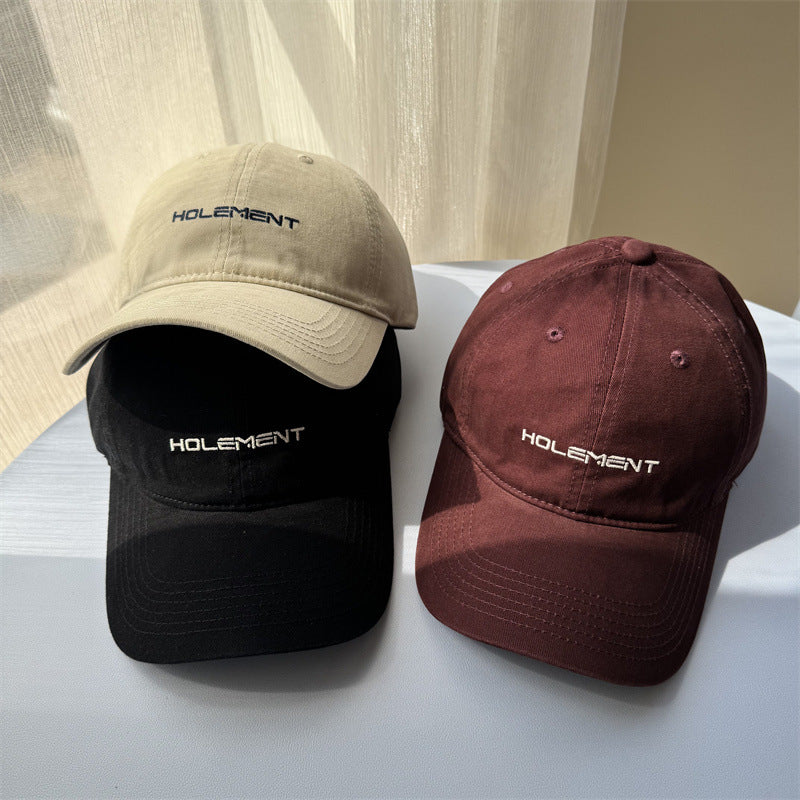 Men's Casual Embroidered Cotton Cap Bowlift