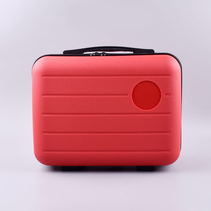 compact hardshell travel carry case with top handle and reinforced ridged shell Bowlift