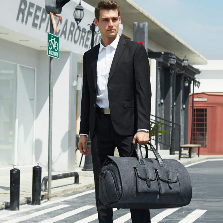 Sleek and Spacious Weekend Duffle Bag Bowlift