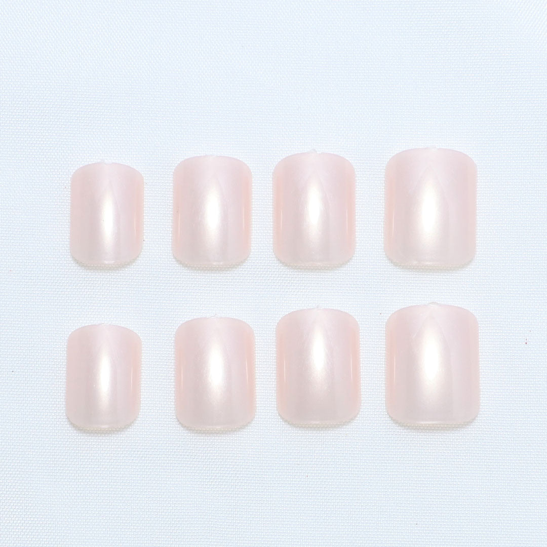 Premium Press-On Nail Kit with Natural Finish Bowlift