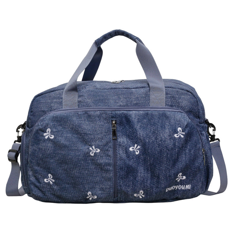 Stylish Embroidered Travel Duffel