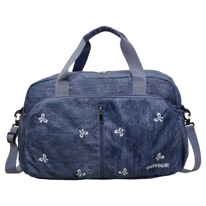 Stylish Embroidered Travel Duffel