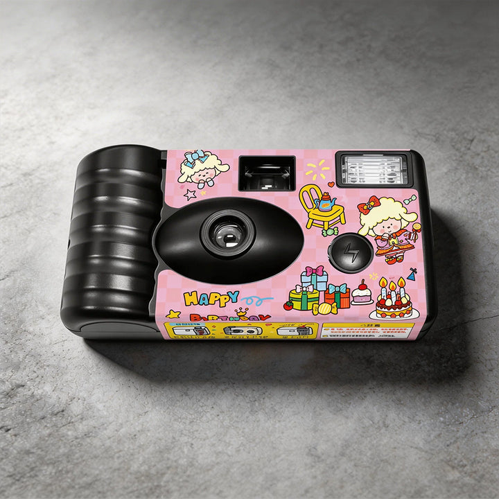 Whimsical Themed Disposable Camera Bowlift
