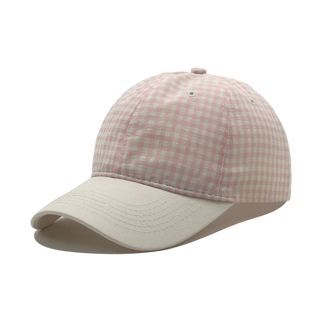 Ladies fashion cap with checkered pattern Bowlift