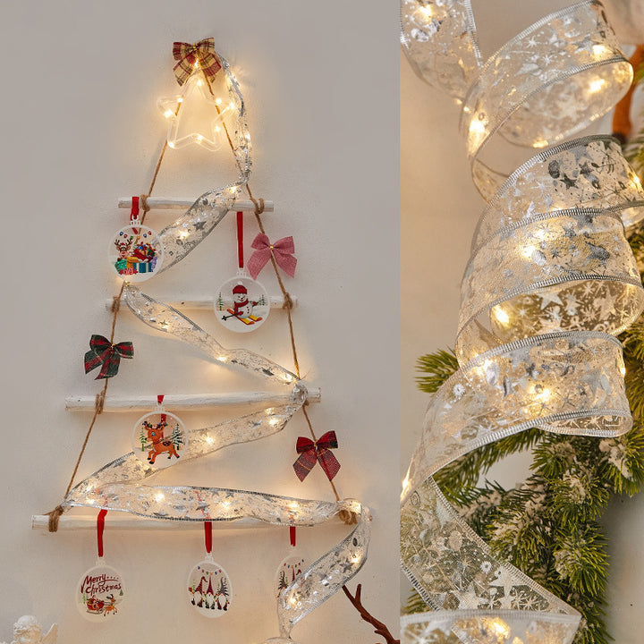 LED Decorative Ribbon with Festive Design Bowlift