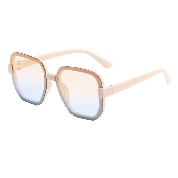 Ladies fashionable square sunglasses with gradient lenses Bowlift