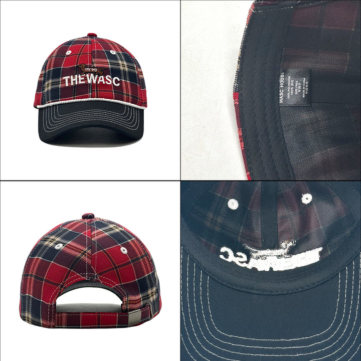 Men's trendy caps with checked pattern Bowlift