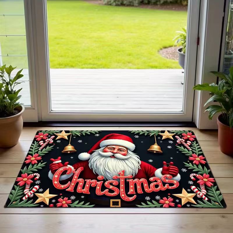 Festive Reindeer-Themed Welcome Mat Bowlift