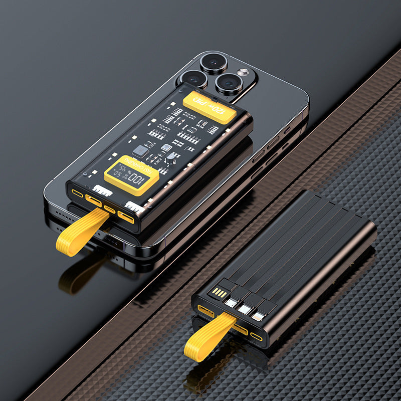 Portable power bank with powerful fast charging technology and intelligent battery level display Bowlift