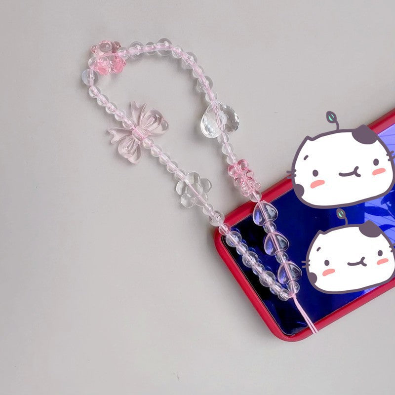 Heart-Shaped Beaded Eyewear Chain Bowlift 1790407502