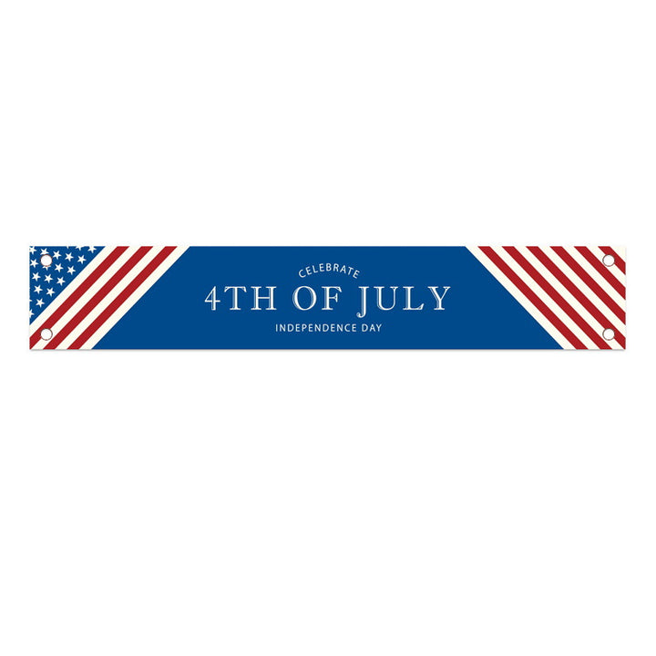 Unisex garden banner with patriotic design by Bowlift