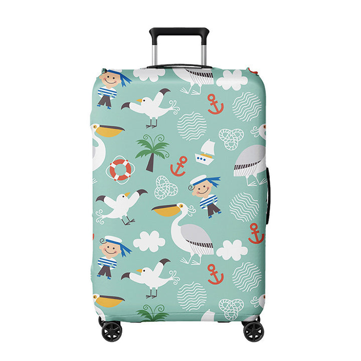 Unisex Hard-shell suitcase with cheerful pirate motif Bowlift