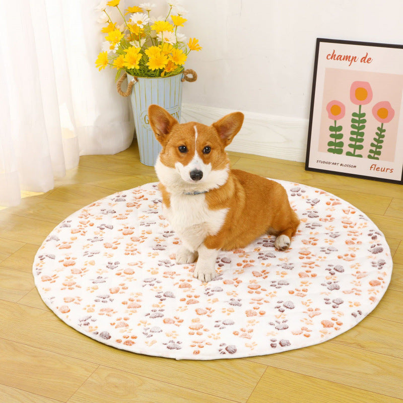 Ladies Plush Cat Bed with Non-Slip Bottom Bowlift