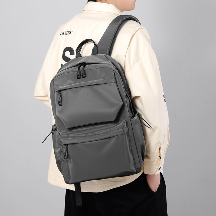 Multifunctional leisure backpack with multiple compartments and laptop compartment Bowlift