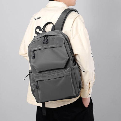 Multifunctional leisure backpack with multiple compartments and laptop compartment Bowlift