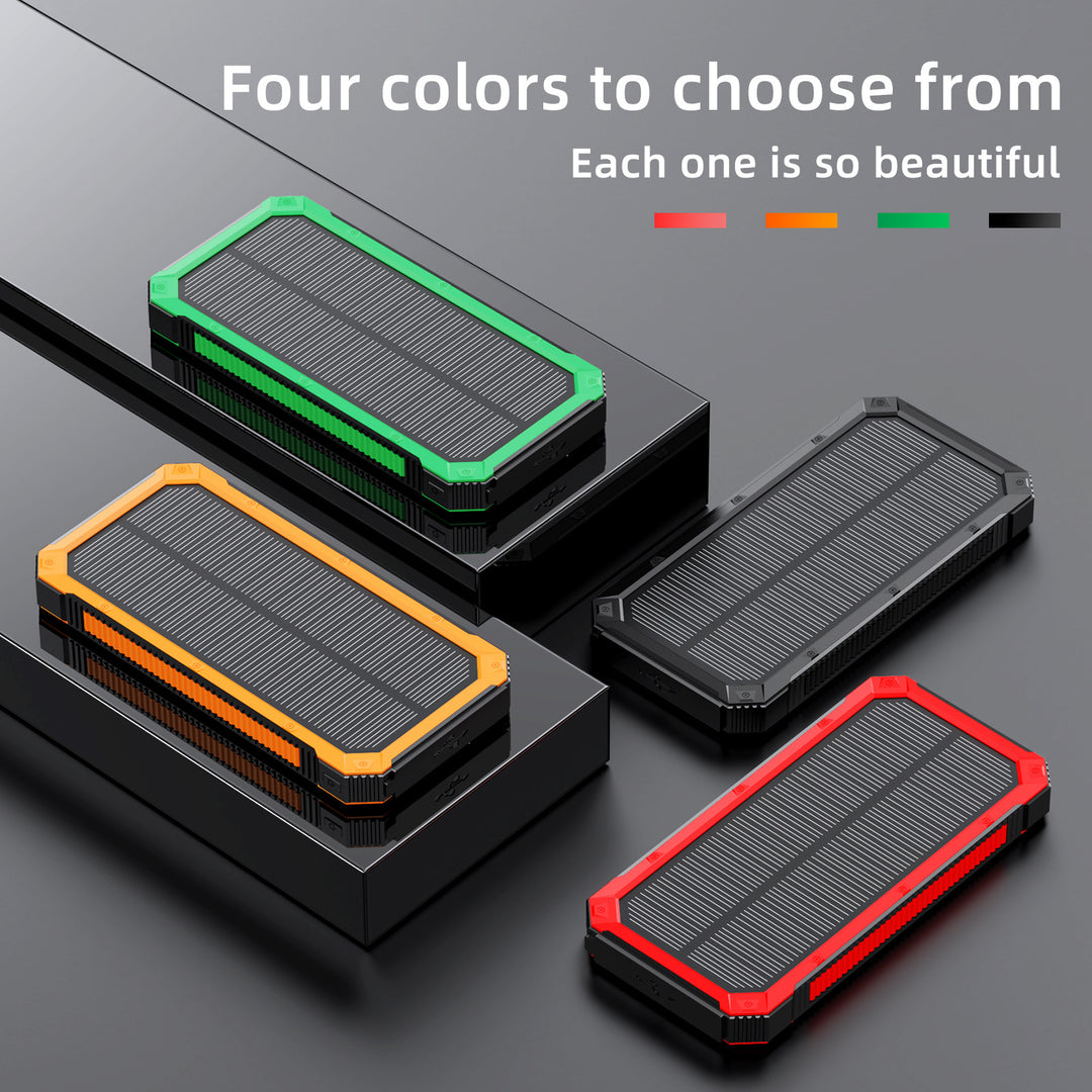 Solar-powered power bank with fast charging function and wireless charging option Bowlift