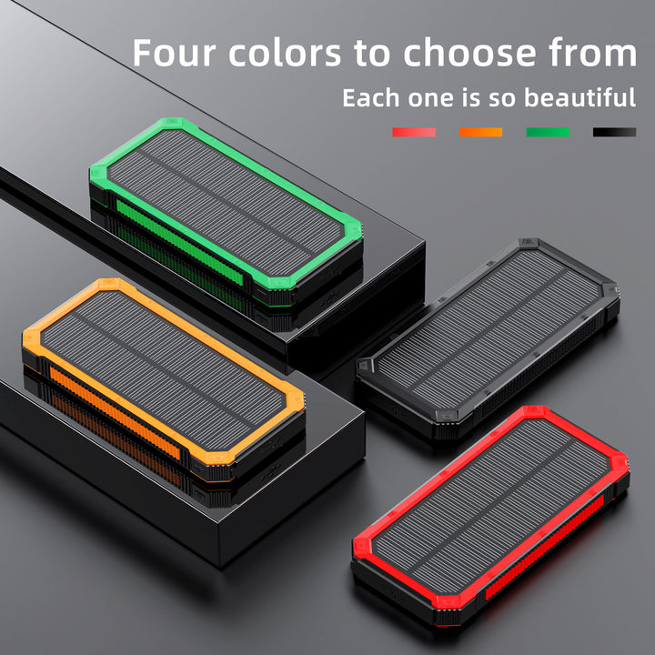 Solar-powered power bank with fast charging function and wireless charging option Bowlift