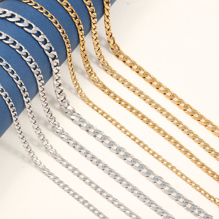 Bold Curb Link Chain Necklace Bowlift
