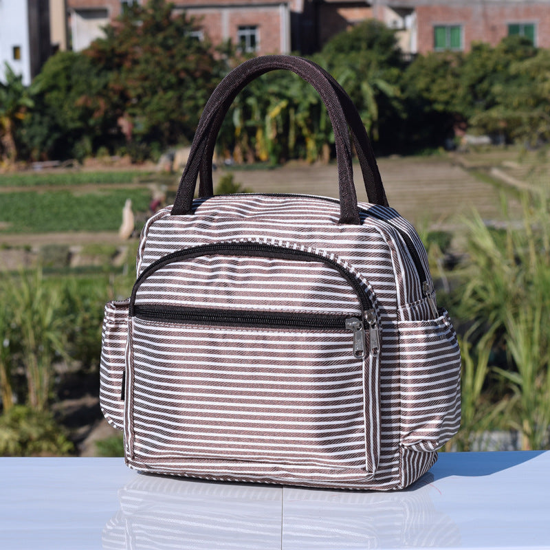 Cat Pattern Insulated Lunch Tote Bowlift