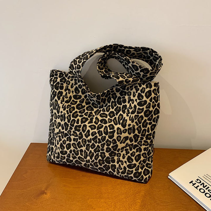 Stylish Animal Print Tote Bag Bowlift