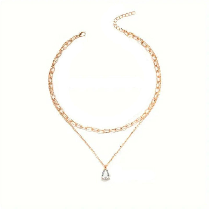 Layered Link Chain Necklace Bowlift