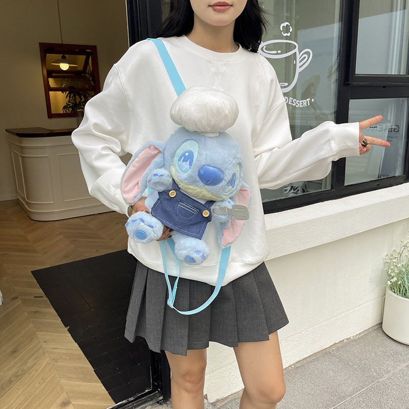Plush shoulder bag with chef's hat Bowlift