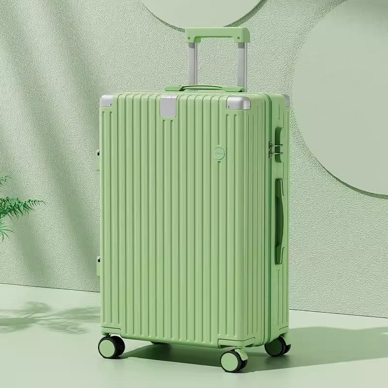 Women's Stylish Textured Spinner Luggage Bowlift