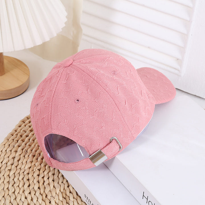 Women's Textured Fashion Baseball Cap Bowlift