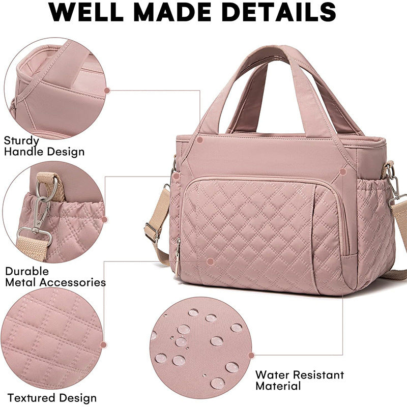 Quilted Multi-Pocket Handbag Bowlift