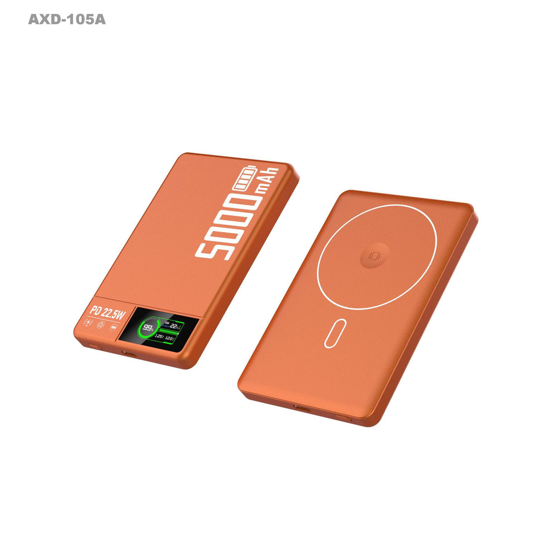 Wireless Powerbank with High-Modern Digital Charging Indicator Bowlift