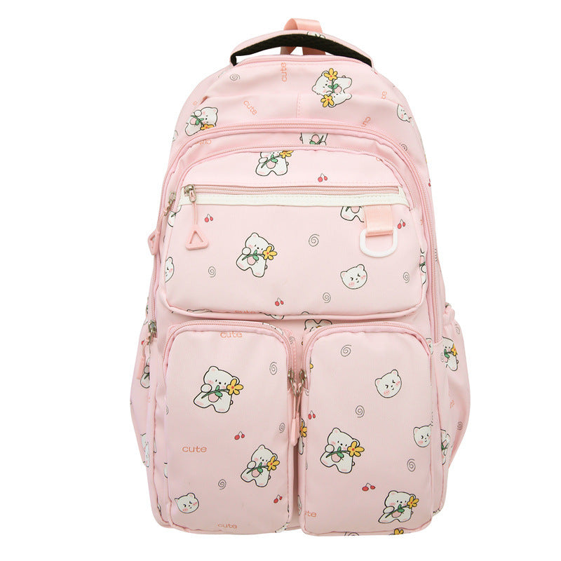 Plush backpack with playful animal motif Bowlift