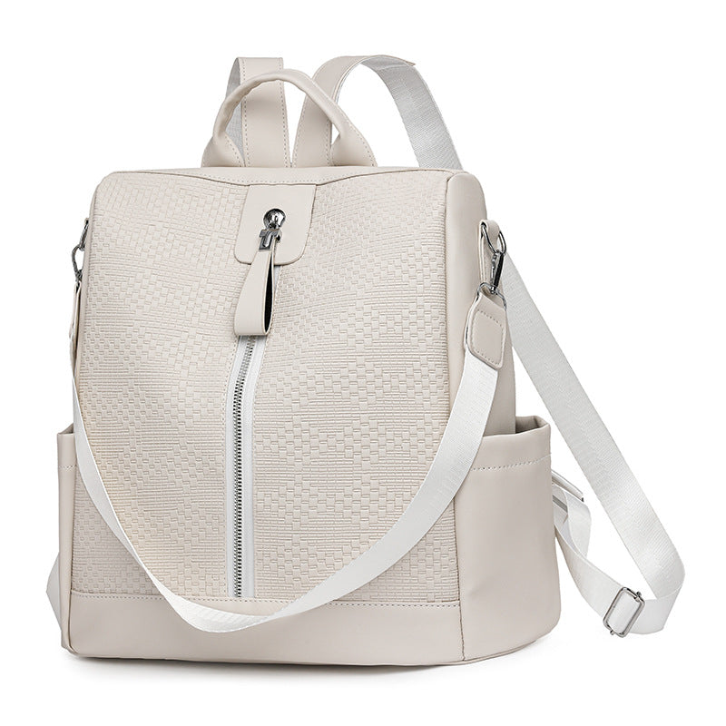 Multi-Functional Textured Backpack Bowlift