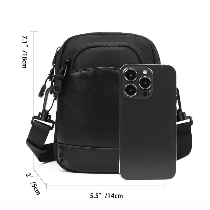 Compact Leather Crossbody Bag Bowlift