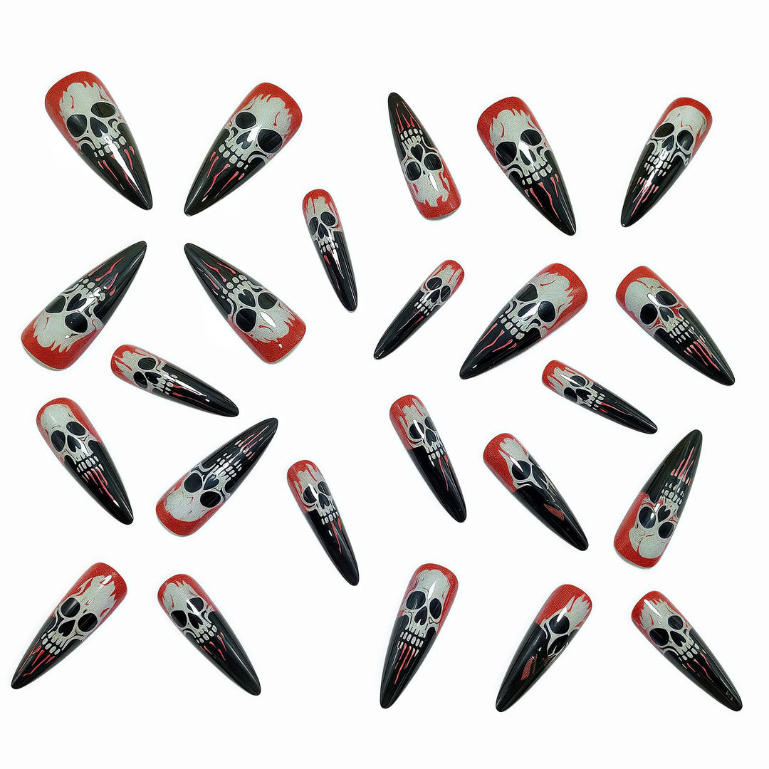 Halloween themed artificial nails Bowlift