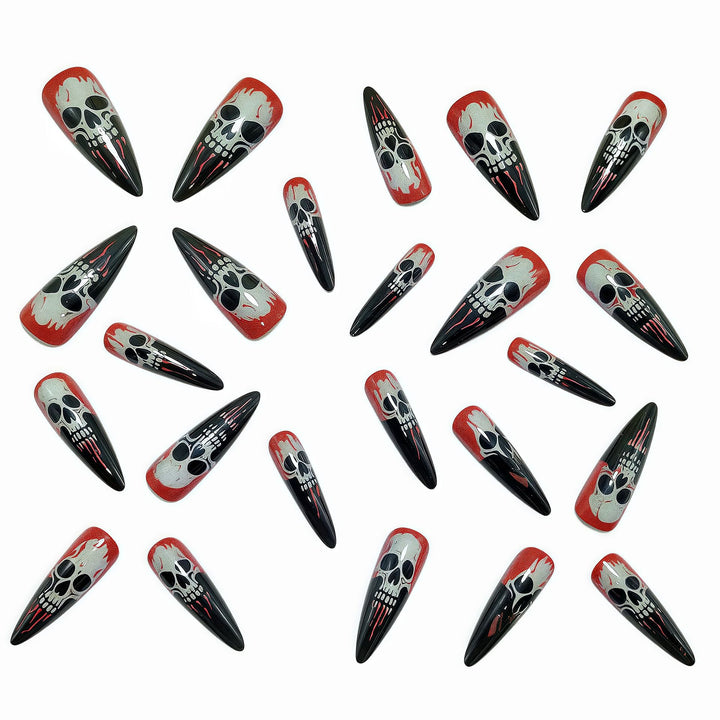 Halloween themed artificial nails Bowlift