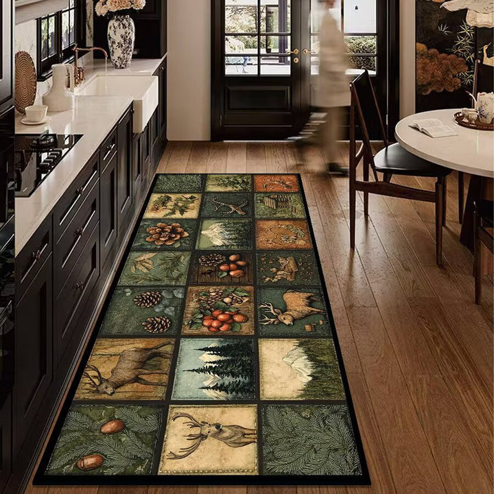Rustic Outdoor Adventure Area Mat Bowlift