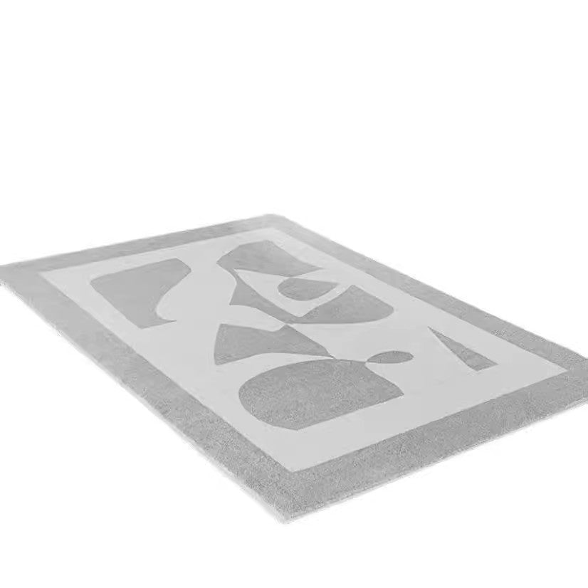 Modern Geometric Area Rug Bowlift