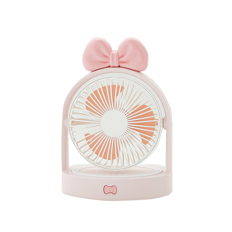 Ladies portable table fan with sweet design Bowlift