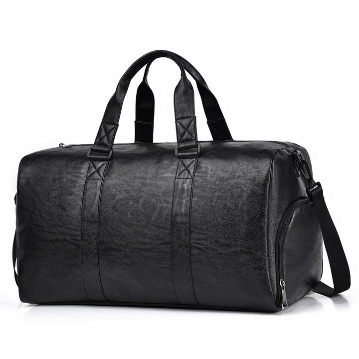 Travel bag made of high-quality leather with robust carrying handles Bowlift