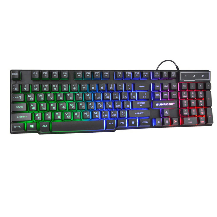 RGB Backlit Gaming Keyboard with Precision Switches Bowlift