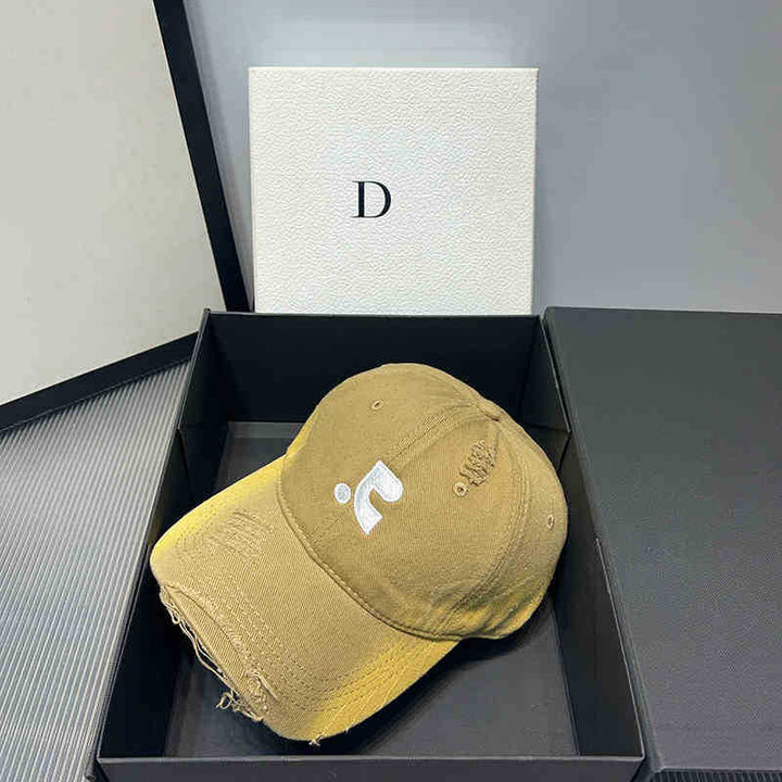 Men's Distressed Vintage Baseball Cap Bowlift