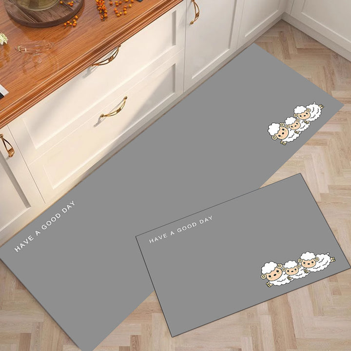 Cute Bear-Themed Kitchen Mat Bowlift