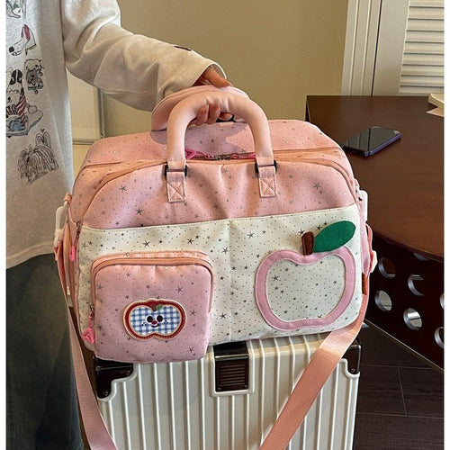 Playful Patterned Travel Tote Bowlift